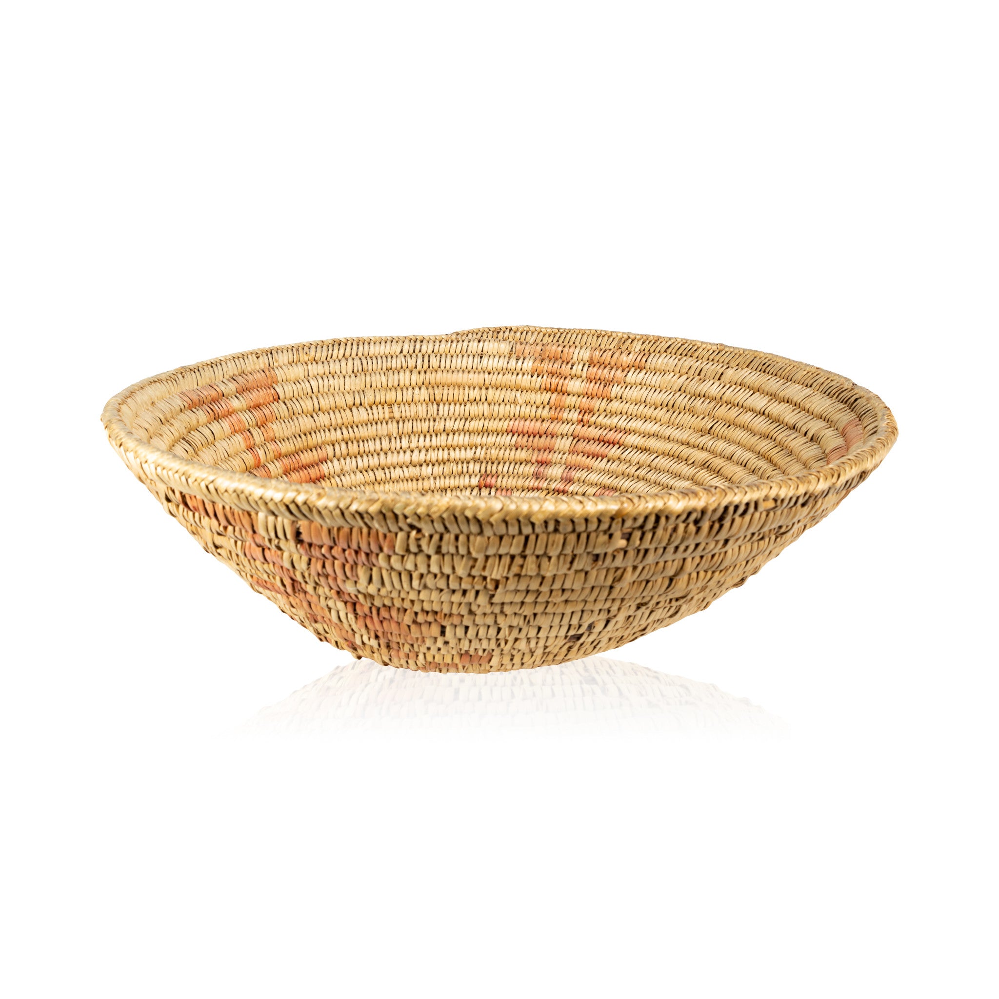 Jicarilla Apache Basket, Native, Basketry, Vertical