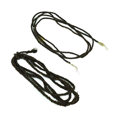 Sioux Buffalo Hair Headstalls, Native, Horse Gear, Headstall