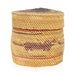 Makah Lidded Basket, Native, Basketry, Vertical