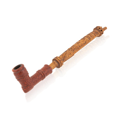 Sioux Warrior's Pipe, Native, Pipe, Catlinite