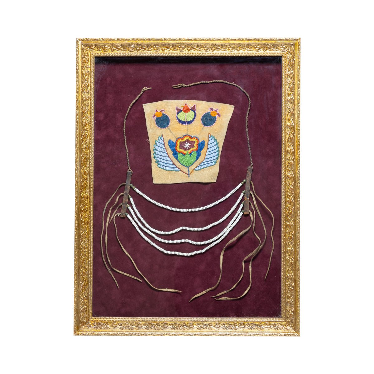 Nez Perce Loop Necklace and Gauntlet Panel — Cisco's Gallery