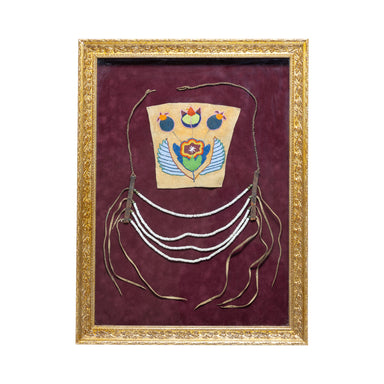 Nez Perce Loop Necklace and Gauntlet Panel, Native, Garment, Necklace