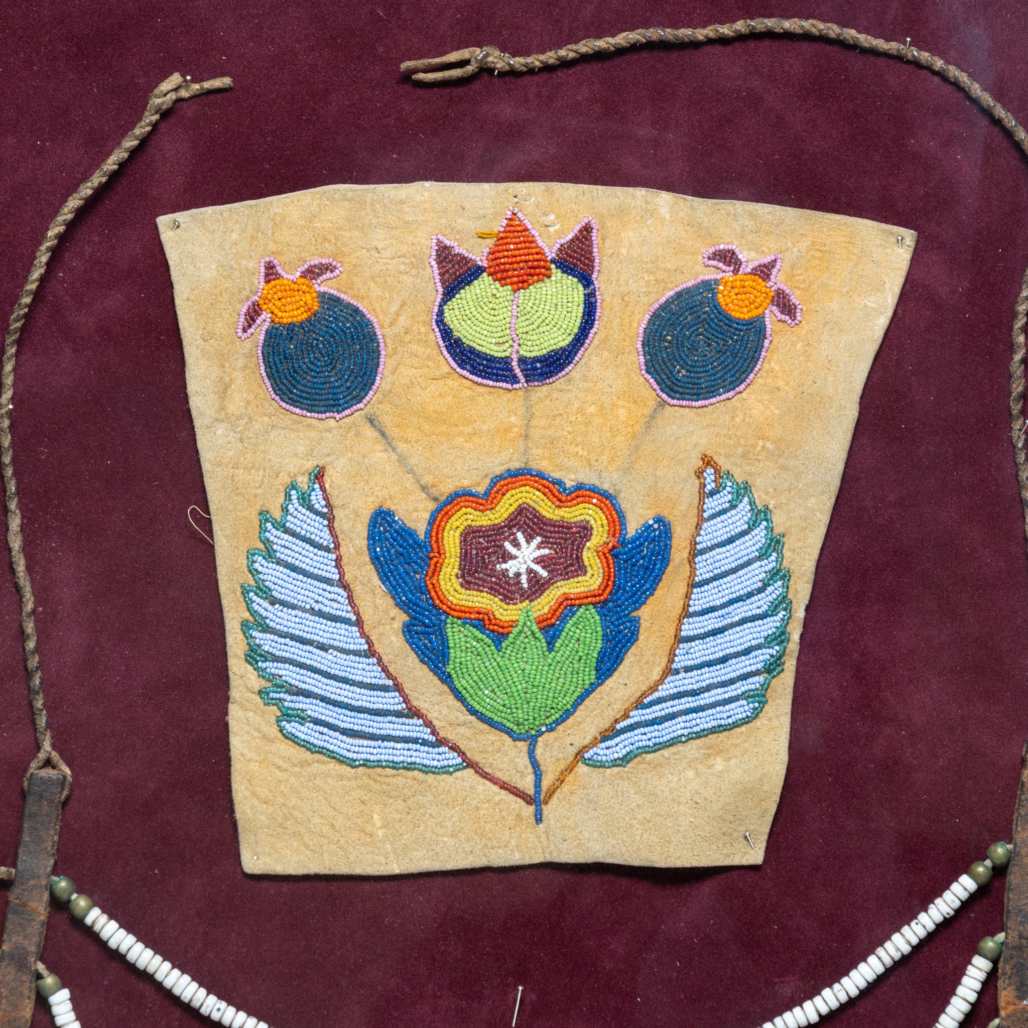Nez Perce Loop Necklace and Gauntlet Panel