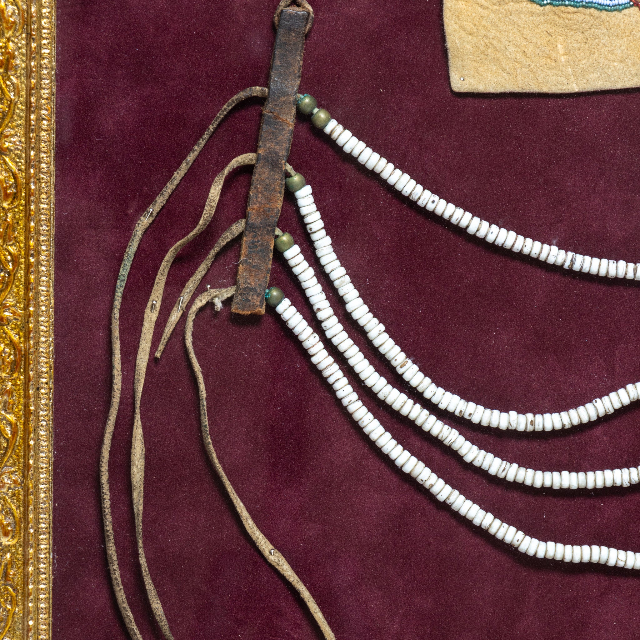 Nez Perce Loop Necklace and Gauntlet Panel