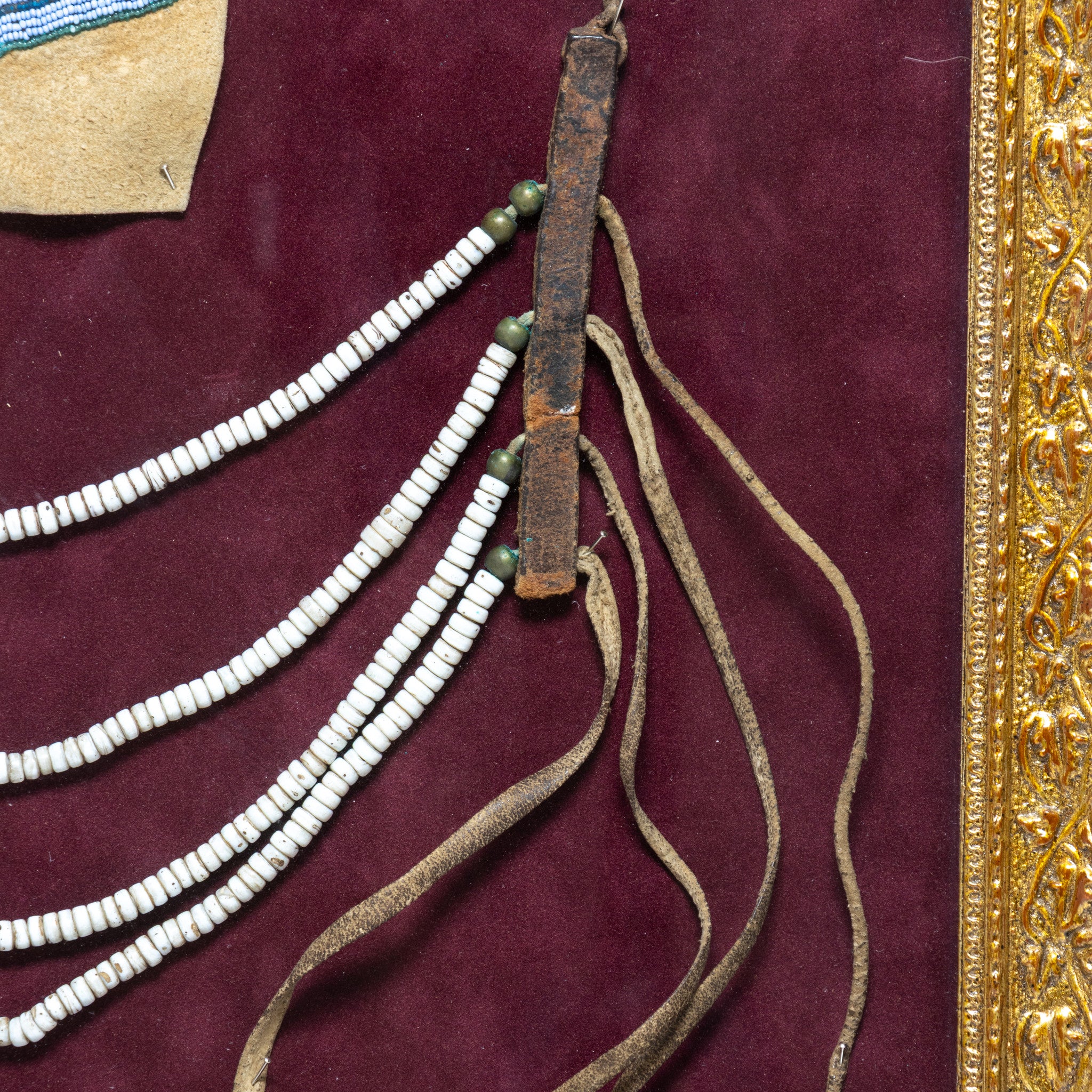 Nez Perce Loop Necklace and Gauntlet Panel