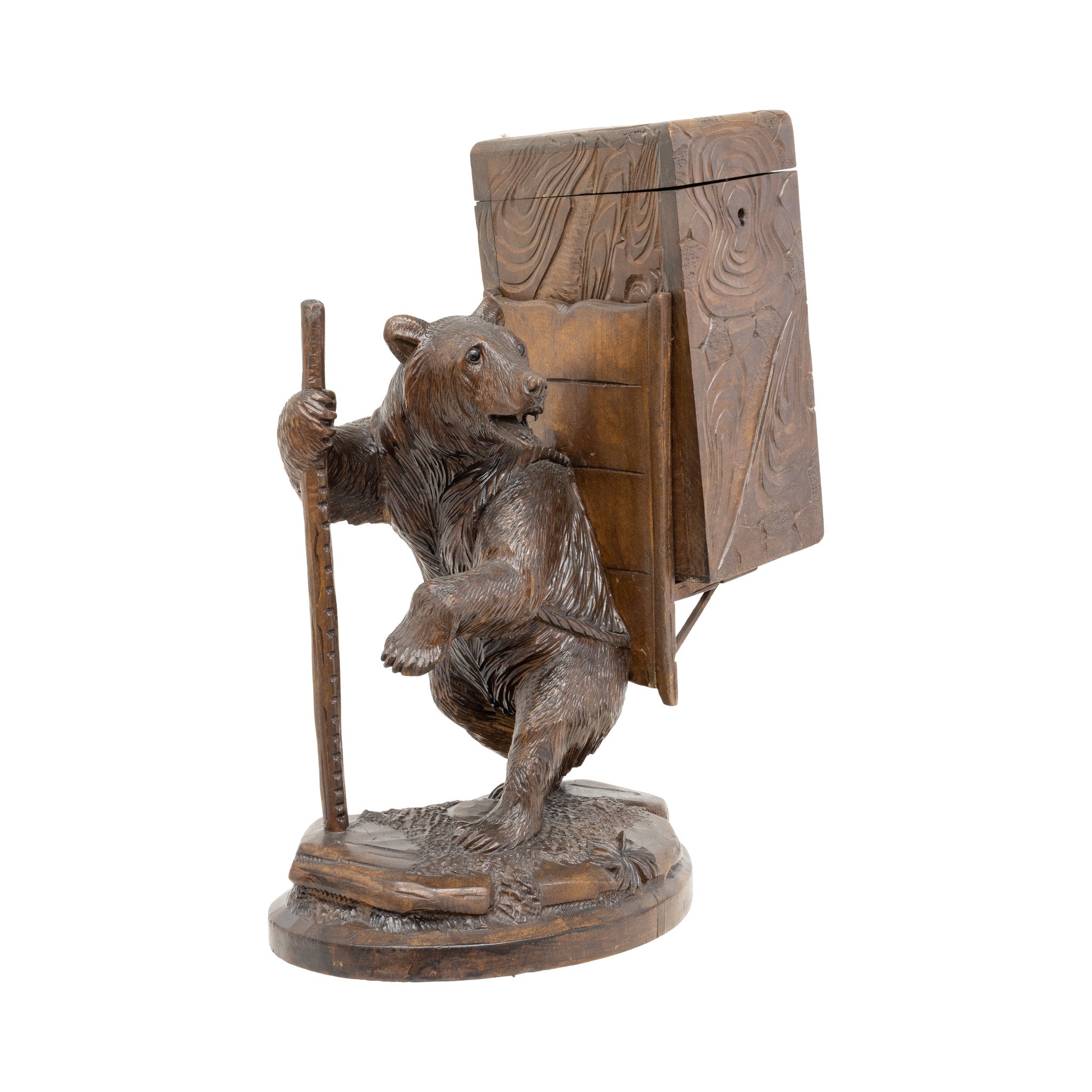 Walking Bear with Basket