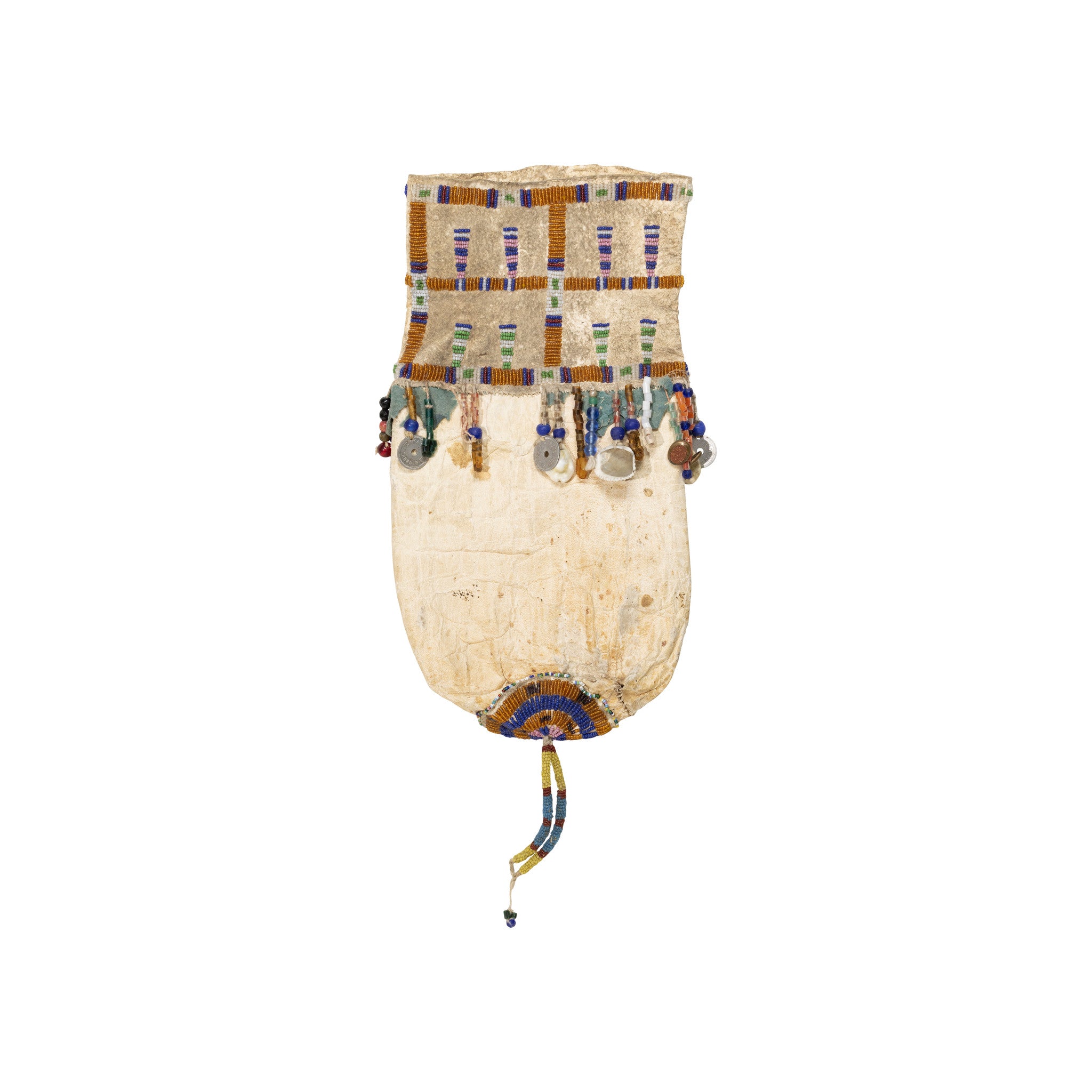 Sioux Buffalo Warrior's Scrotum Bag, Native, Bag, Other