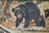 Adirondack Style Bears, Fine Art, Painting, Wildlife