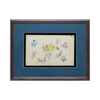 Brief Encounter Ledger Drawing, Fine Art, Drawing, Other