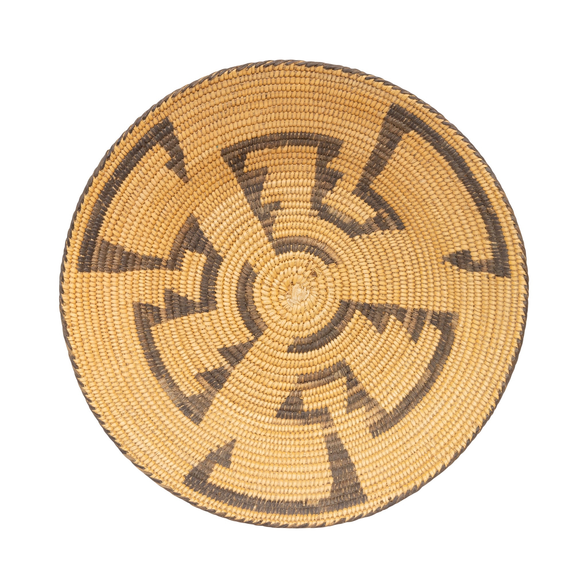 Pima Basketry Tray, Native, Basketry, Plate