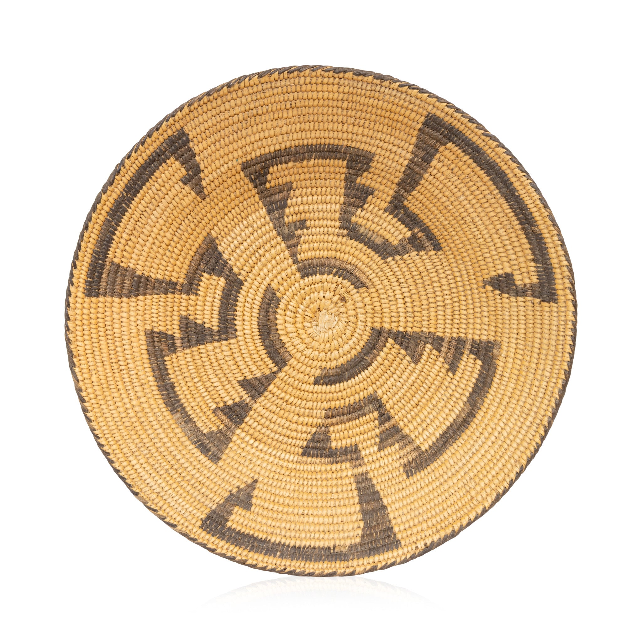 Pima Basketry Tray, Native, Basketry, Plate