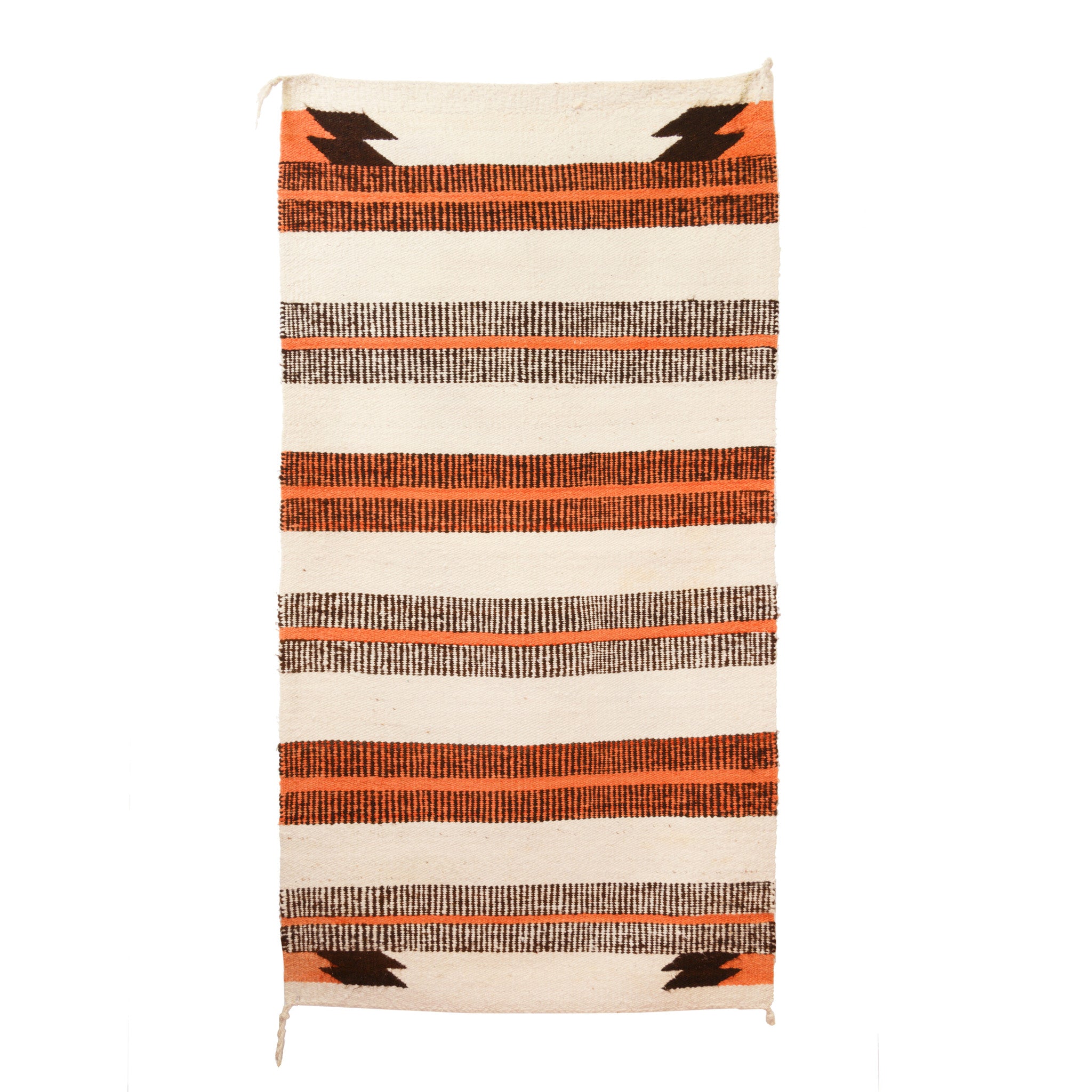 Navajo Banded Double Saddle, Native, Weaving, Double Saddle Blanket