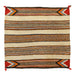 Navajo Banded Single Saddle, Native, Weaving, Single Saddle Blanket