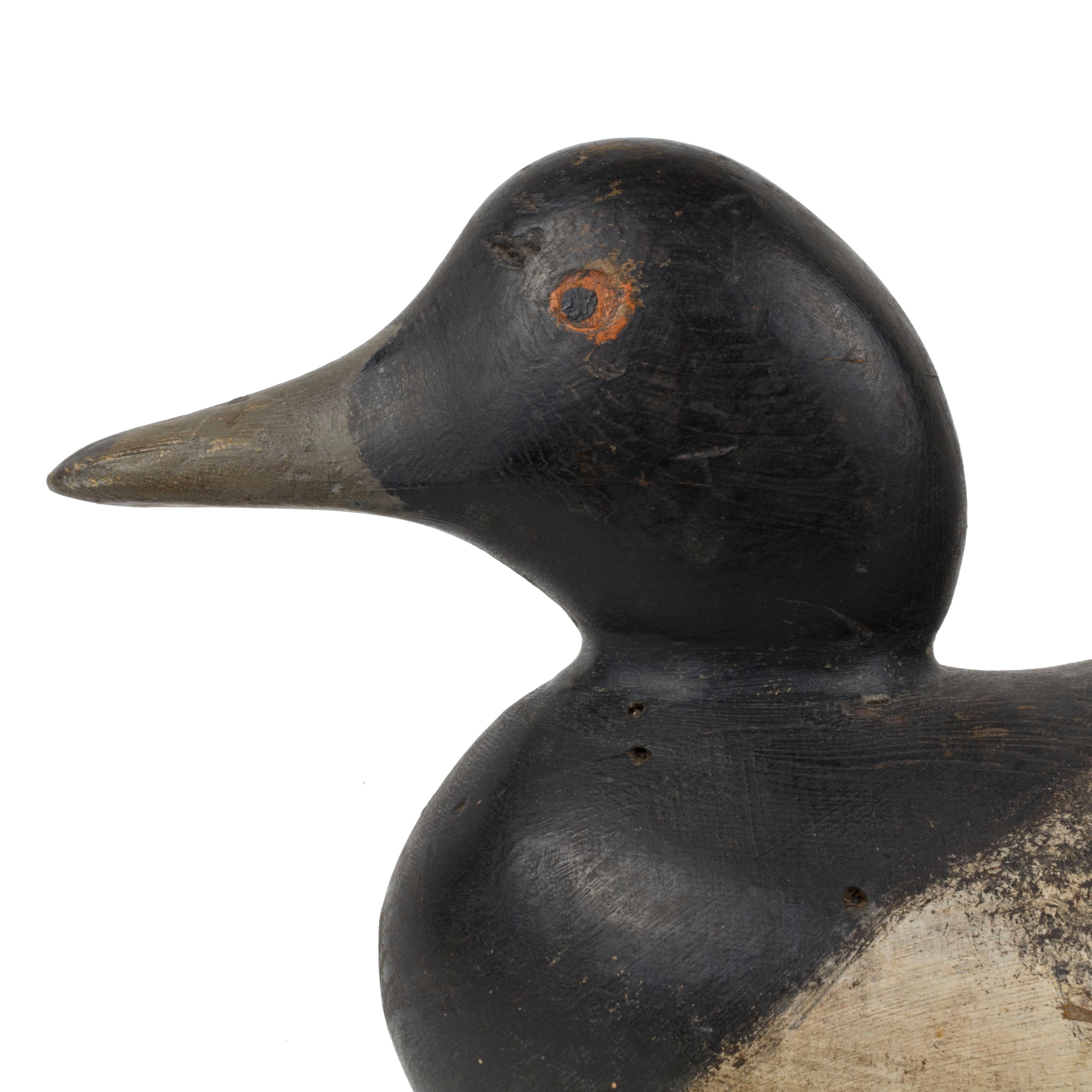 Mason Painted Eye Bluebill Drake Decoy