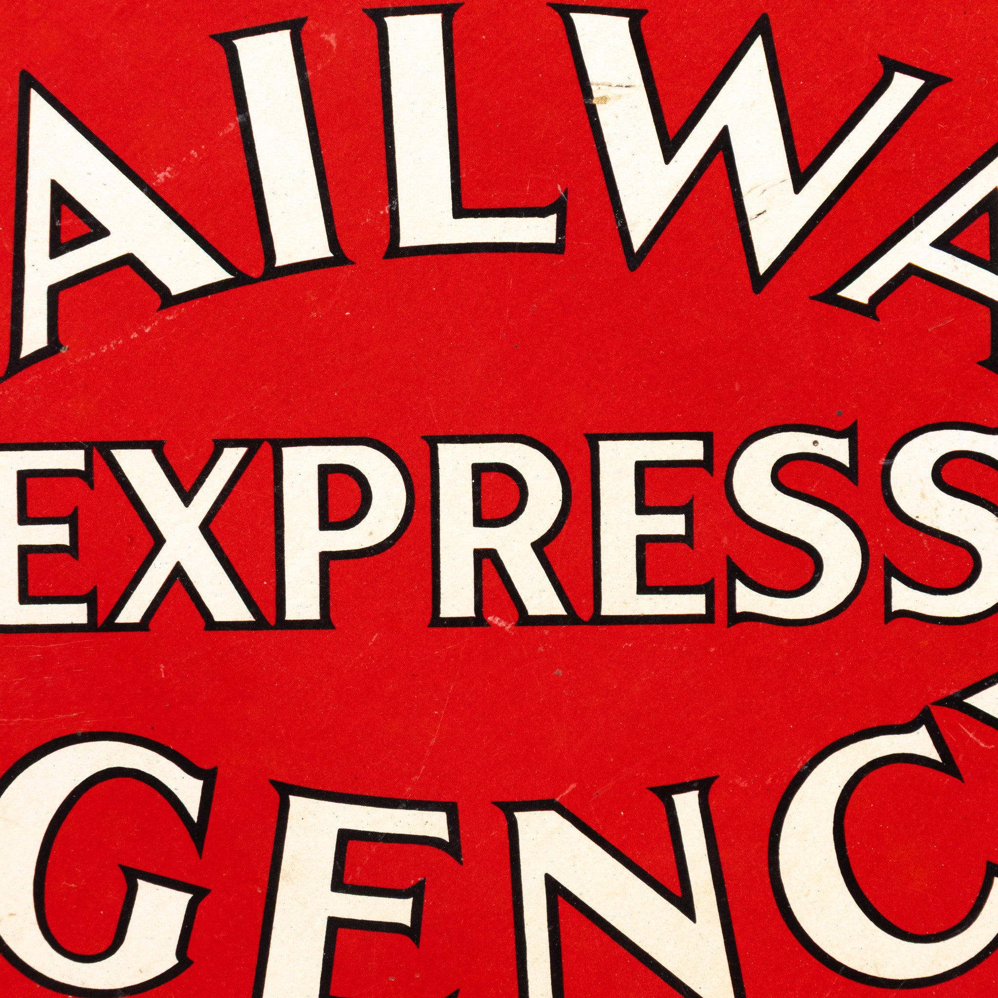 Railway Express Agency Sign