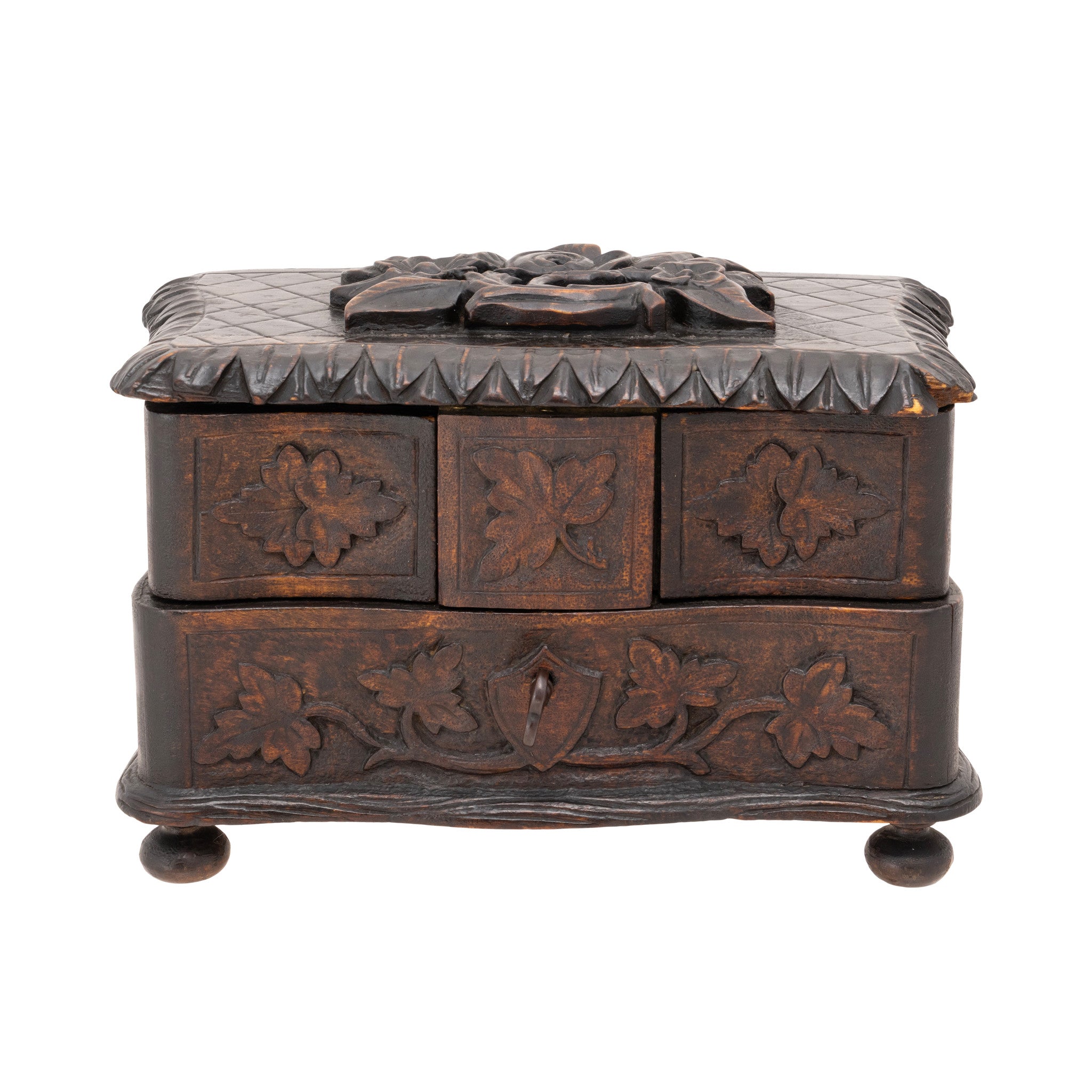 Swiss Black Forest Jewelry Box, Furnishings, Black Forest, Jewelry Box