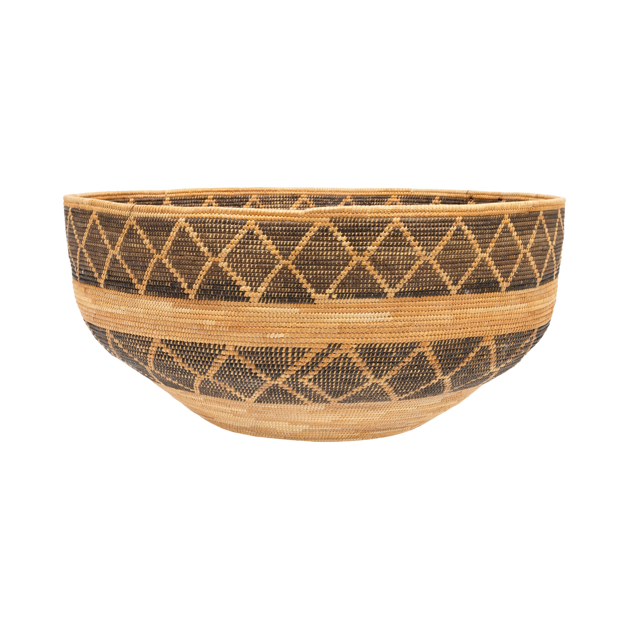 Large Yokut Basketry Bowl