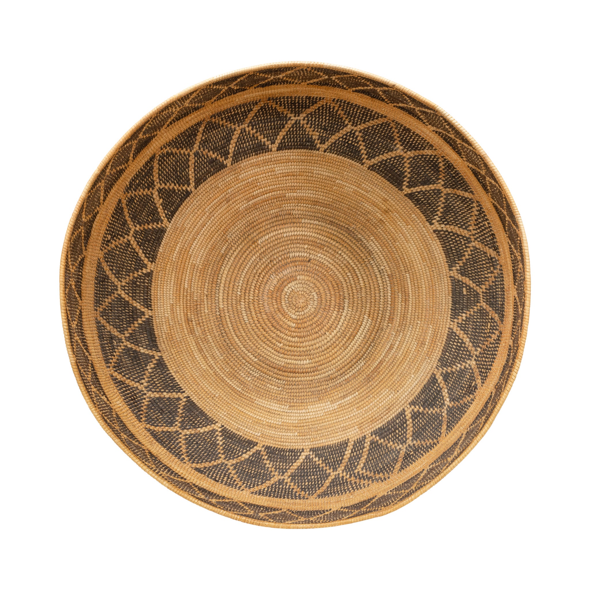 Large Yokut Basketry Bowl