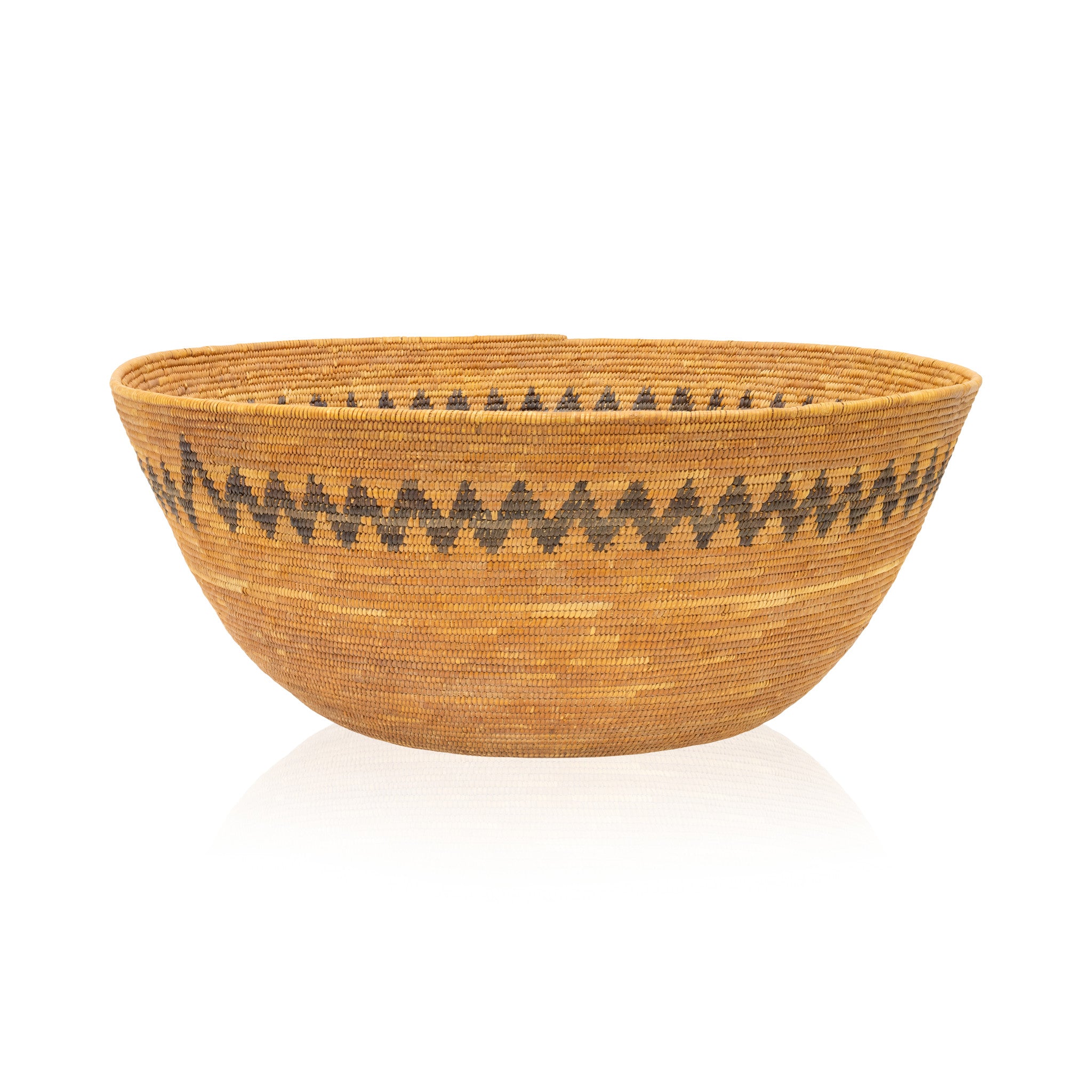 Mono Basket, Native, Basketry, Vertical