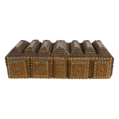 Tramp Art Box, Furnishings, Decor, Tramp Art