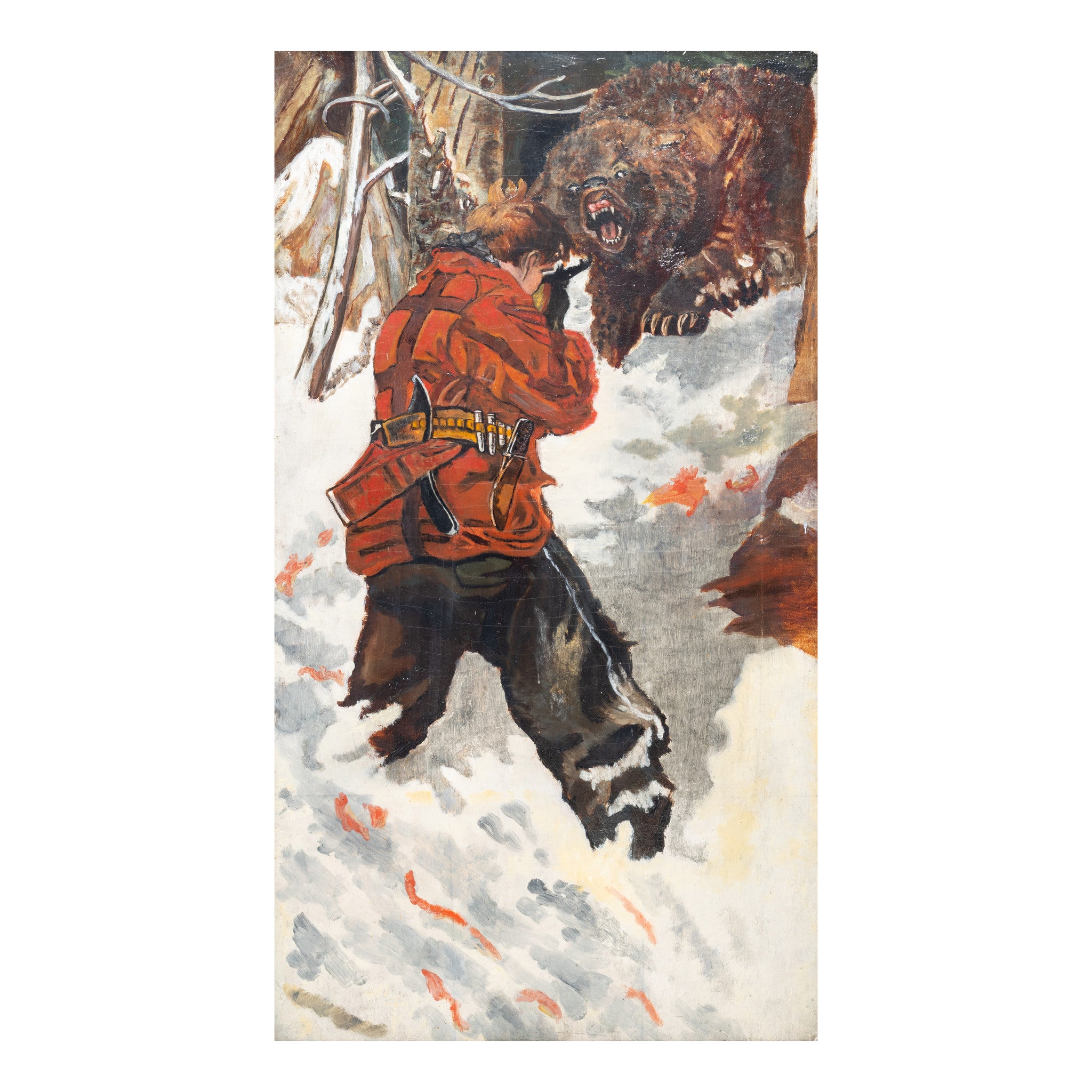 The Grizzly, Fine Art, Painting, Sporting