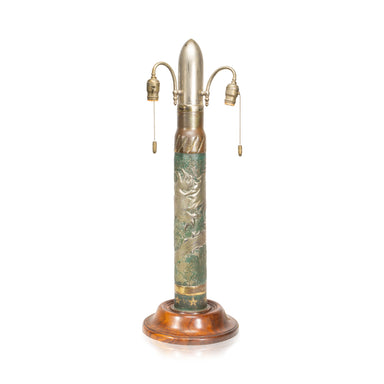 Large Trench Art Lamp, Furnishings, Decor, Trench Art