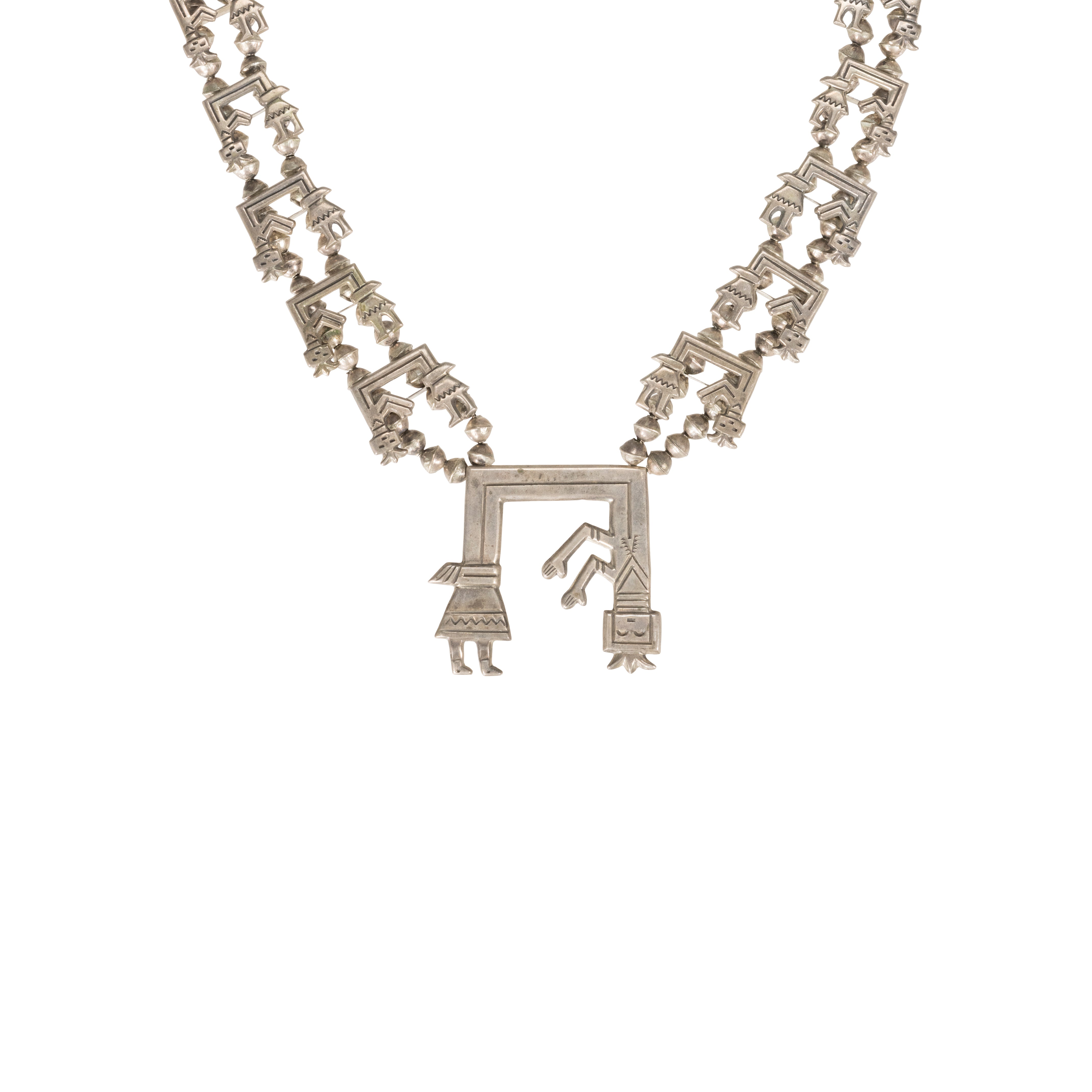 Navajo Yei Rainbow Squash Blossom