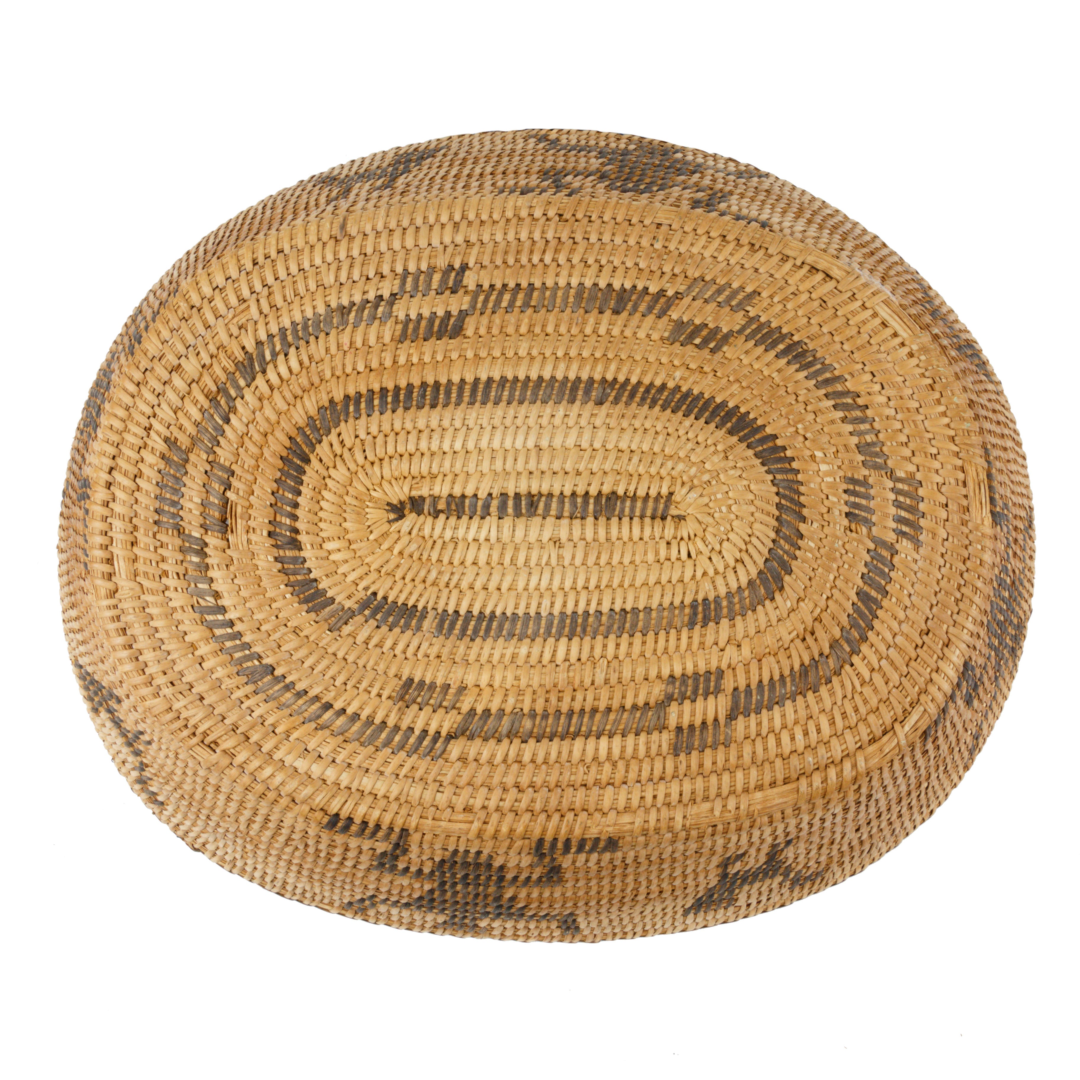 Pima Boat Basket with Effigies