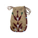 Santee Sioux Beaded Pouch, Native, Bag, Pouch