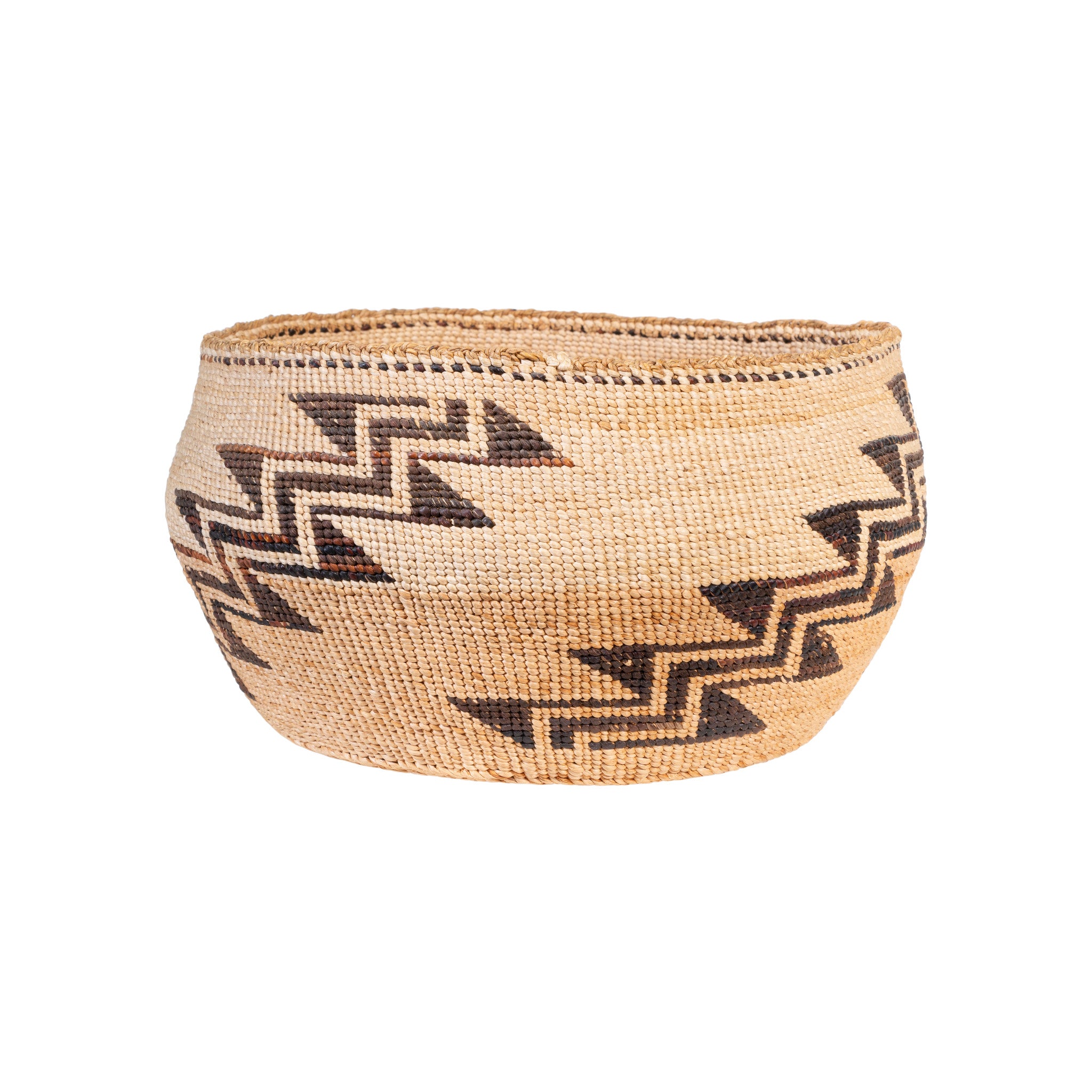 Large Klamath Basketry Bowl