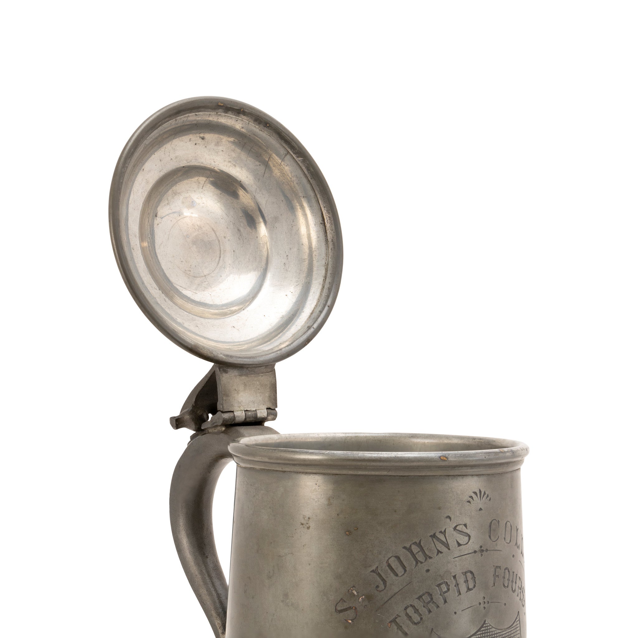 St. John College Boat Trophy Stein 1898