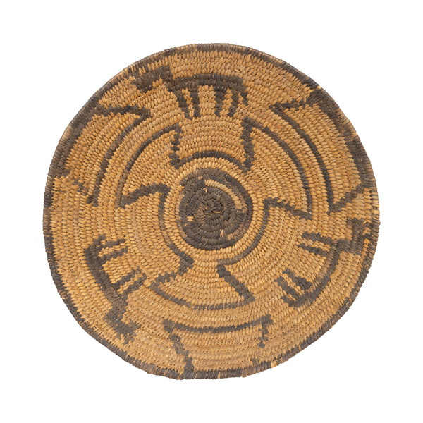 Apache Basketry Tray, Native, Basketry, Plate