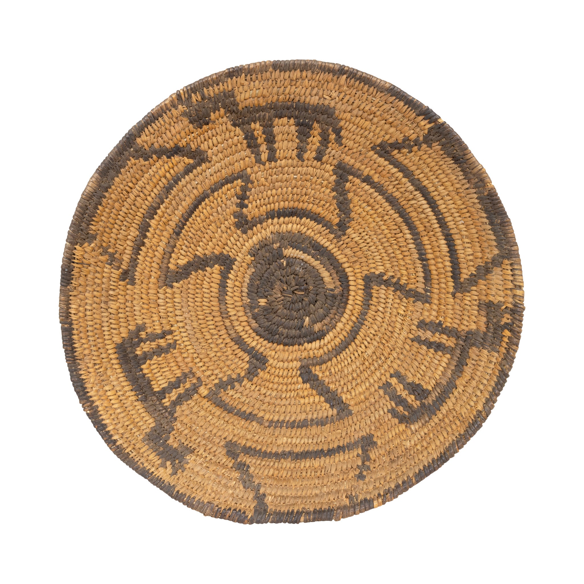 Apache Basketry Tray, Native, Basketry, Plate