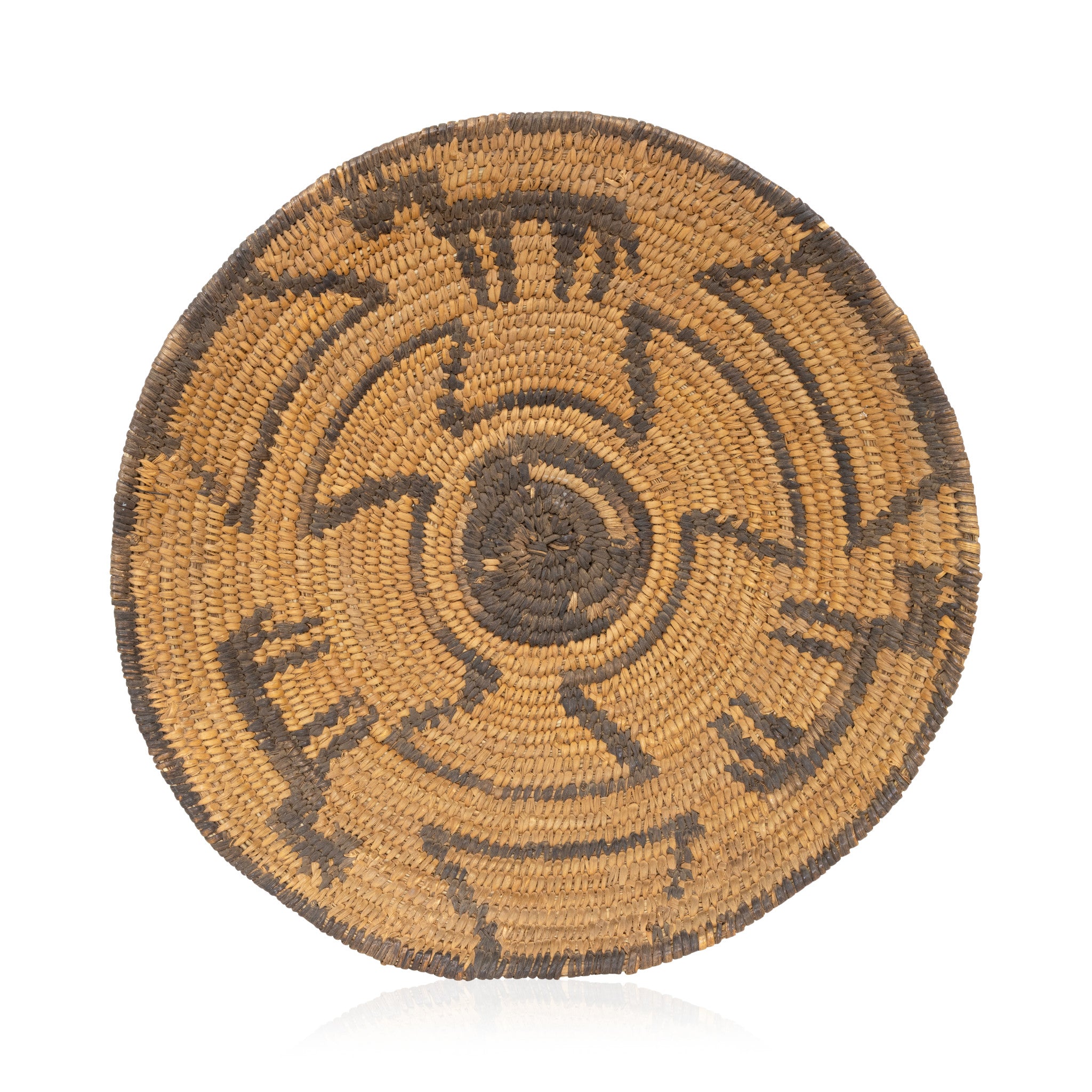 Apache Basketry Tray, Native, Basketry, Plate
