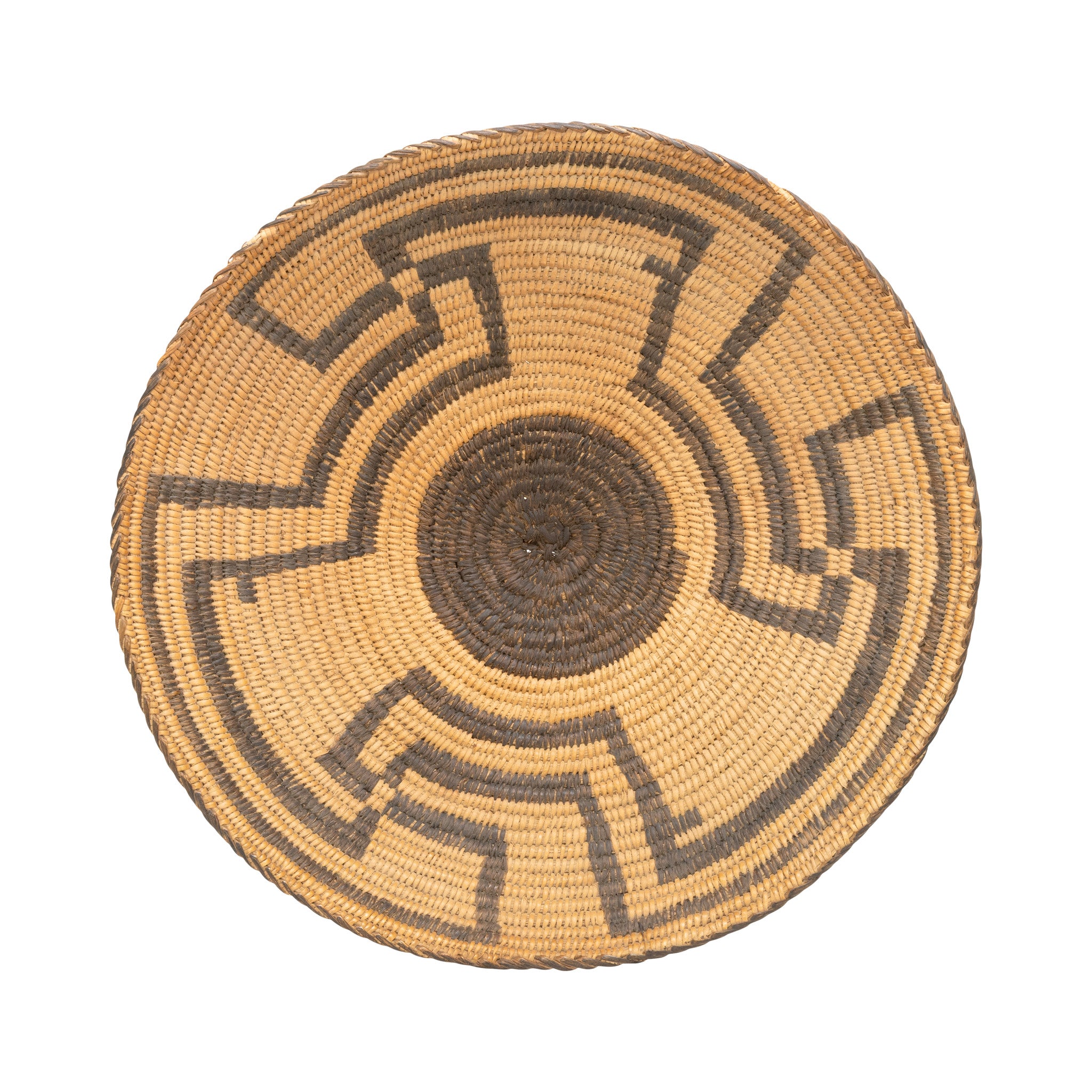 Pima Basketry Tray, Native, Basketry, Plate