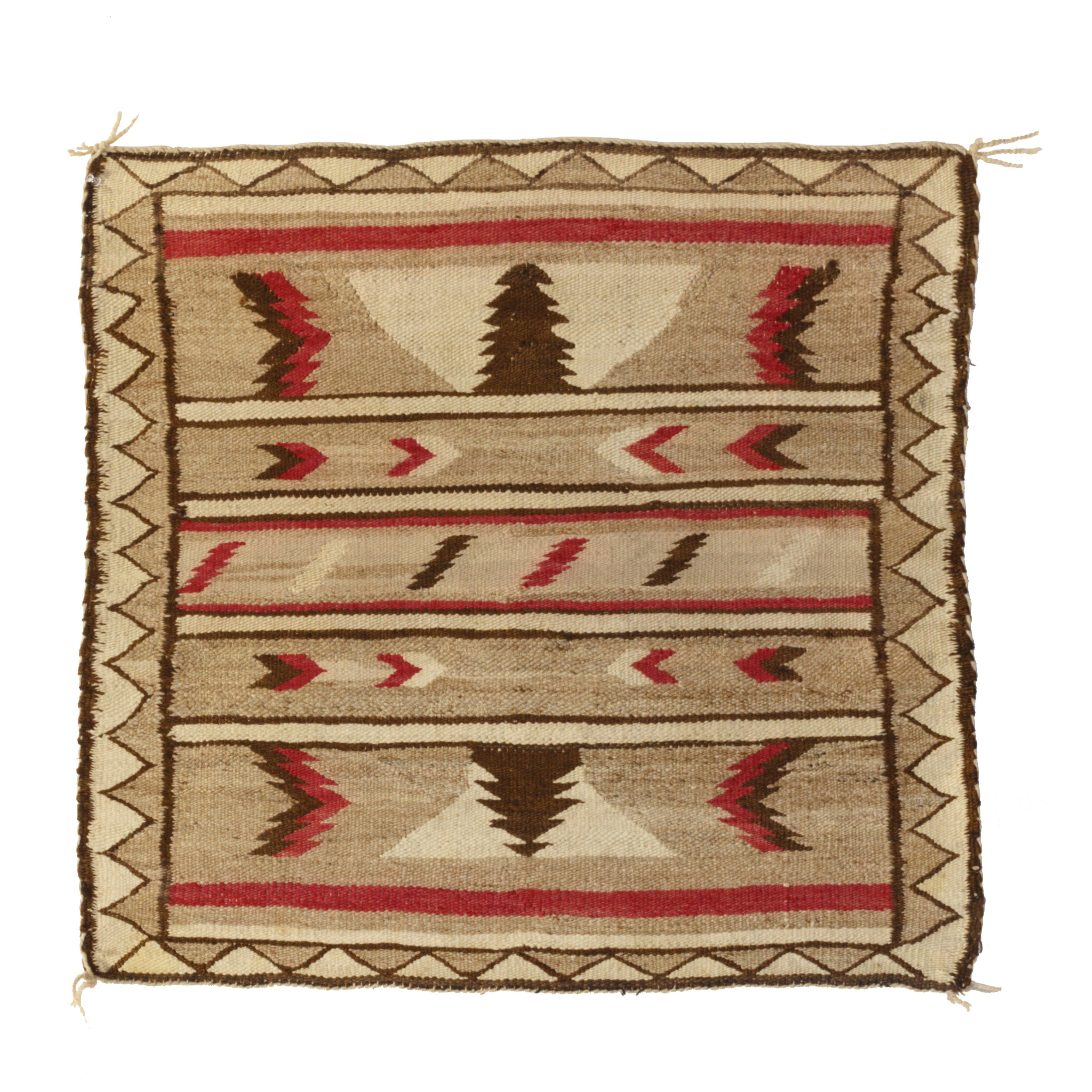 Navajo Single Saddle, Native, Weaving, Single Saddle Blanket