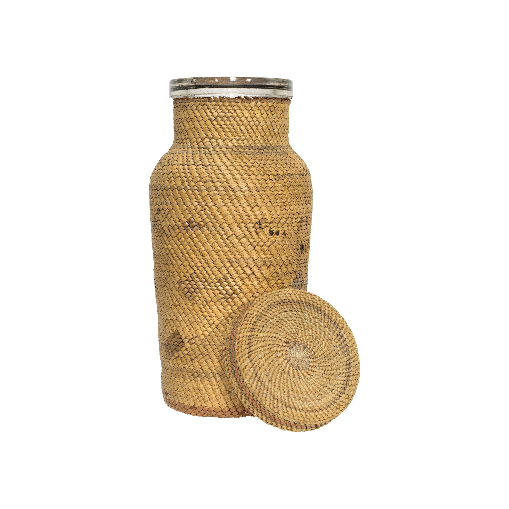 Nootka Basketry Jar