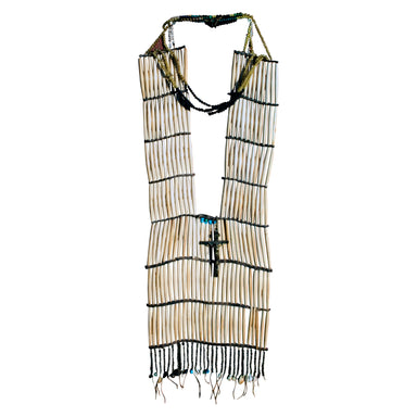Sioux Ladies Hair Pipe Breastplate, Native, Garment, Breastplate