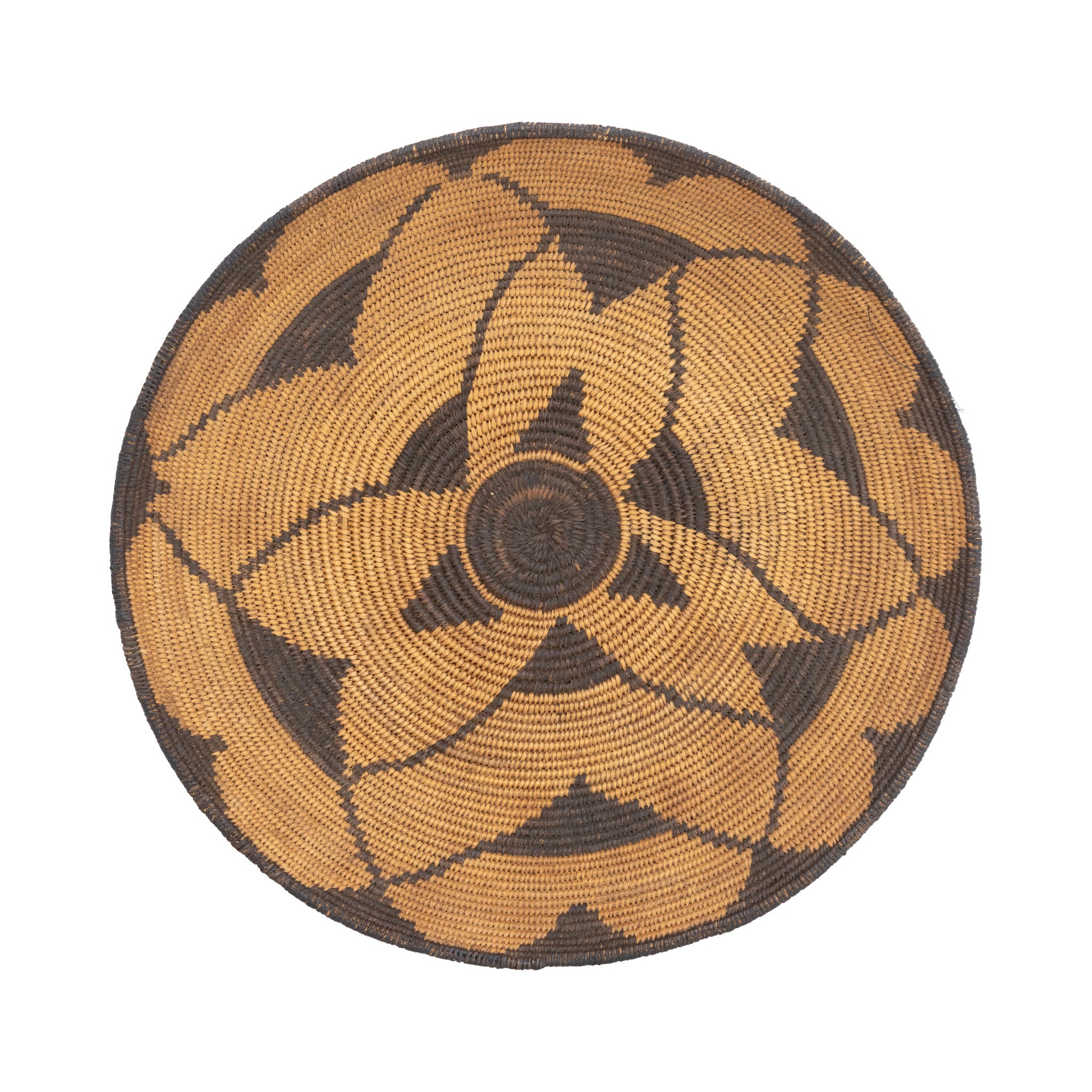 Apache Basketry Tray, Native, Basketry, Plate