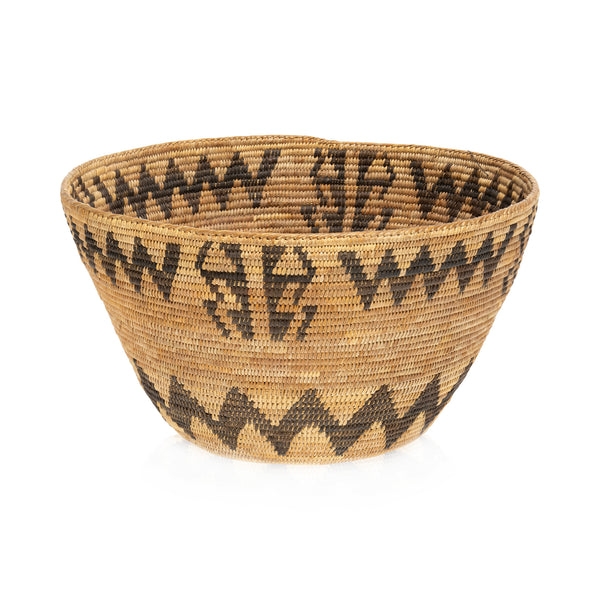 Miwok Basket, Native, Basketry, Vertical