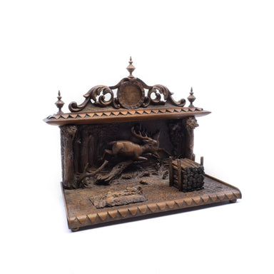 Black Forest Stag Desk Set, Furnishings, Black Forest, Other