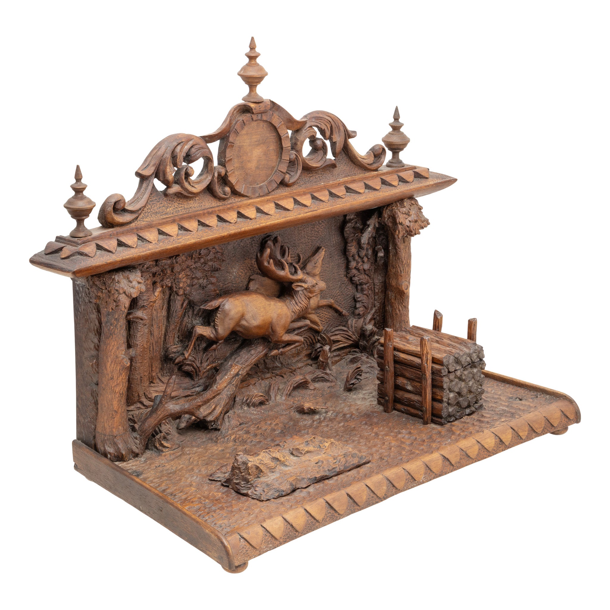 Black Forest Stag Desk Set