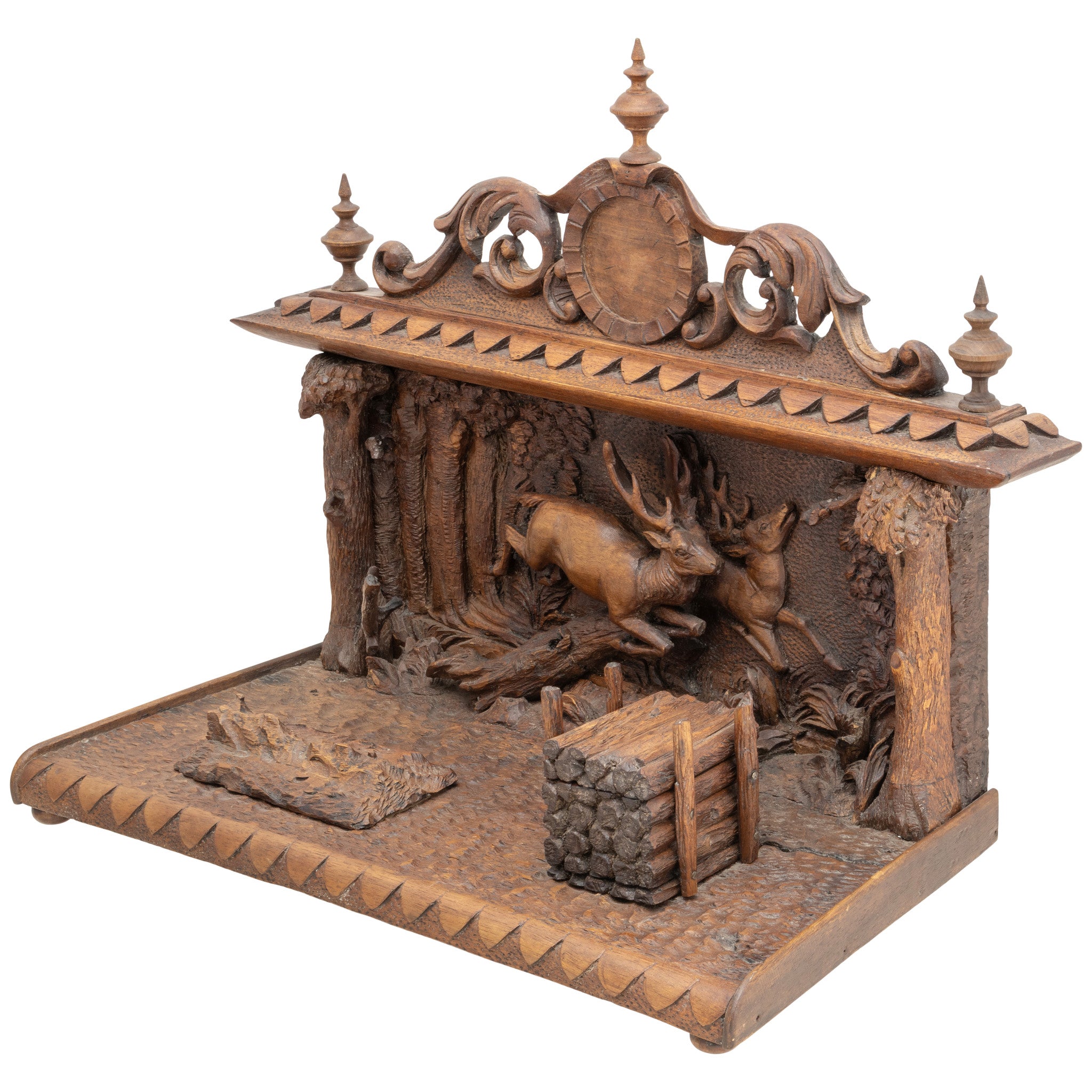 Black Forest Stag Desk Set