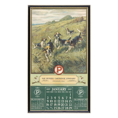 Peters Cartridge, Sporting Goods, Advertising, Calendar