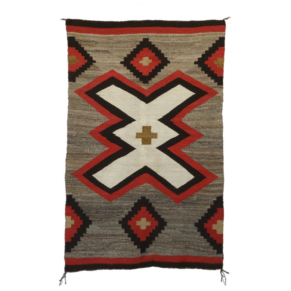 Navajo Crystal Weaving, Native, Weaving, Floor Rug