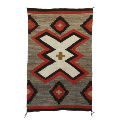 Navajo Crystal Weaving, Native, Weaving, Floor Rug