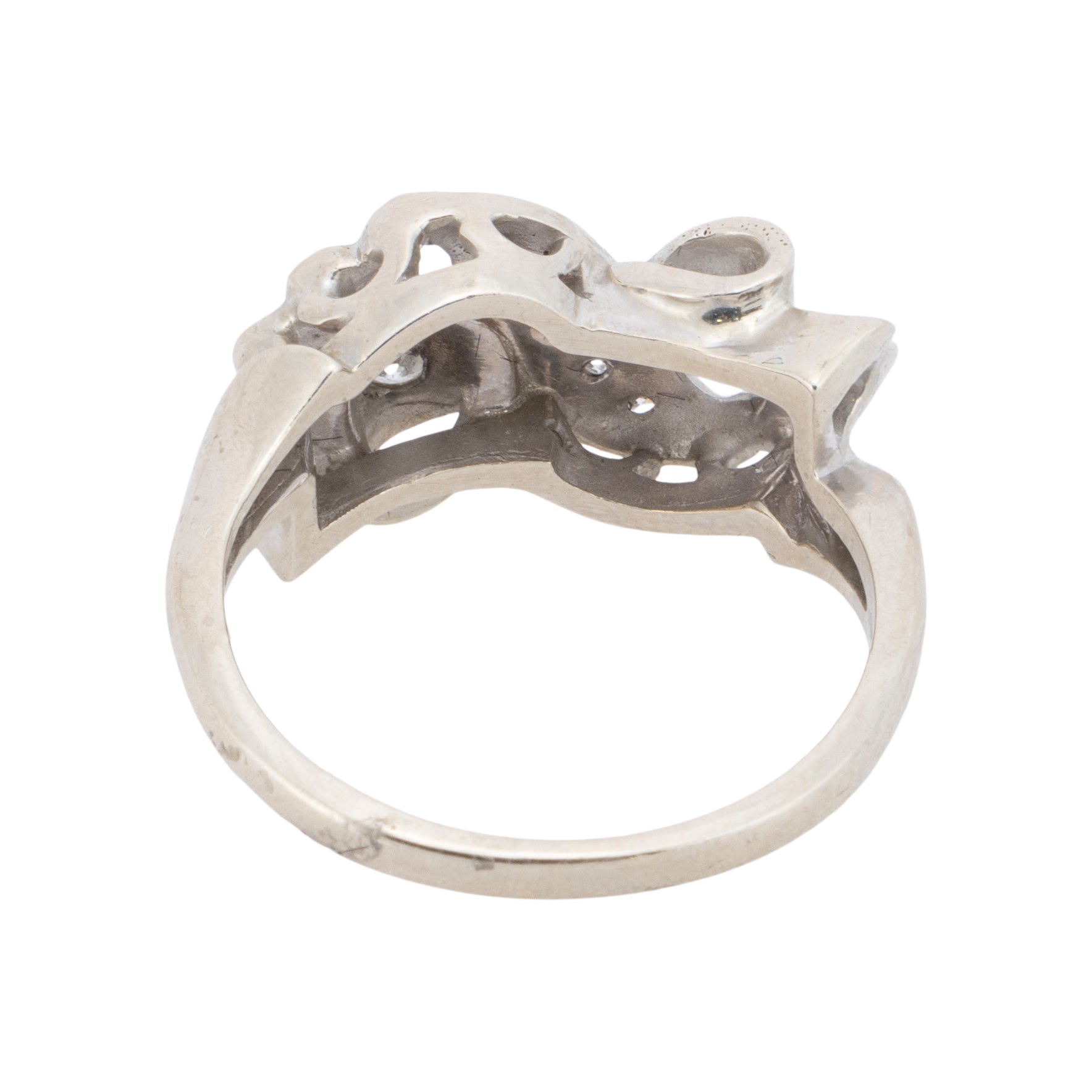 14k White Gold Diamond Ring