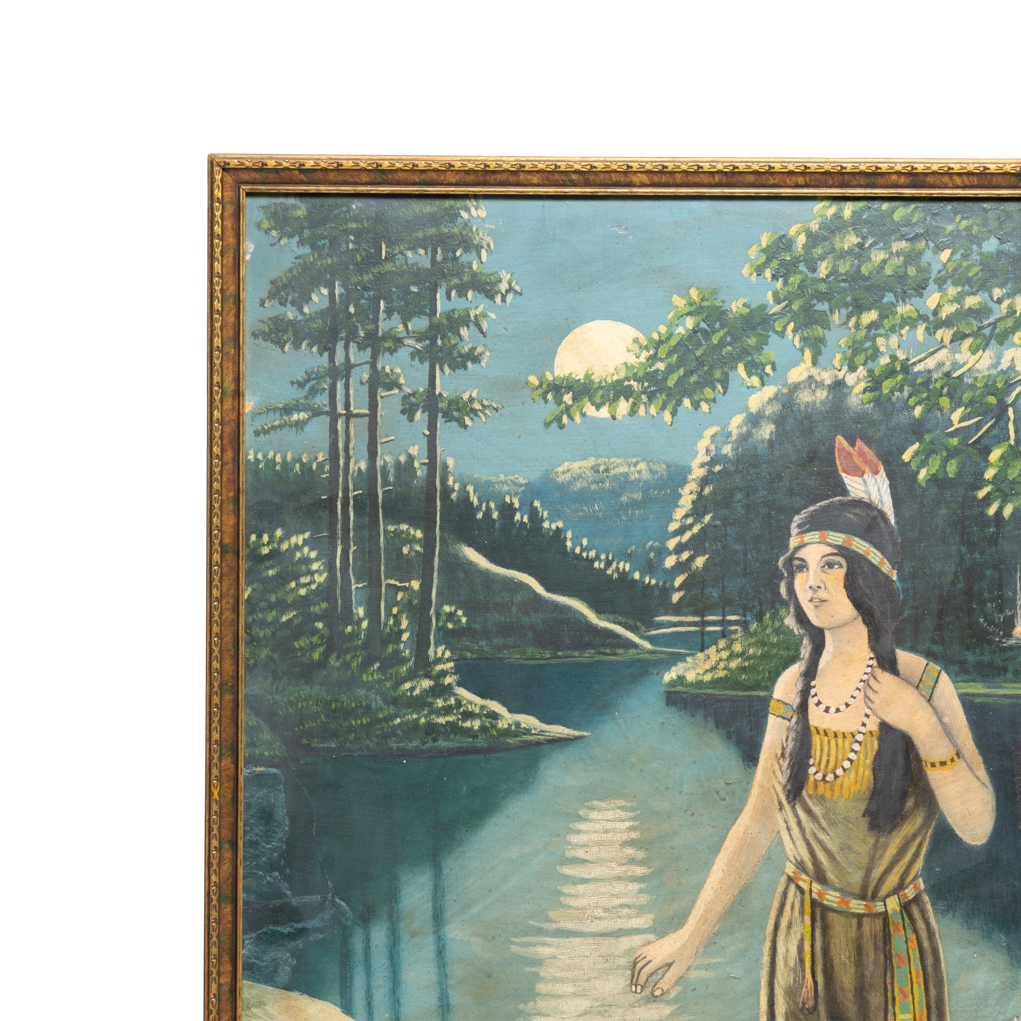 Indian Maiden Painting