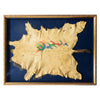 Painted Buffalo Calf Hides