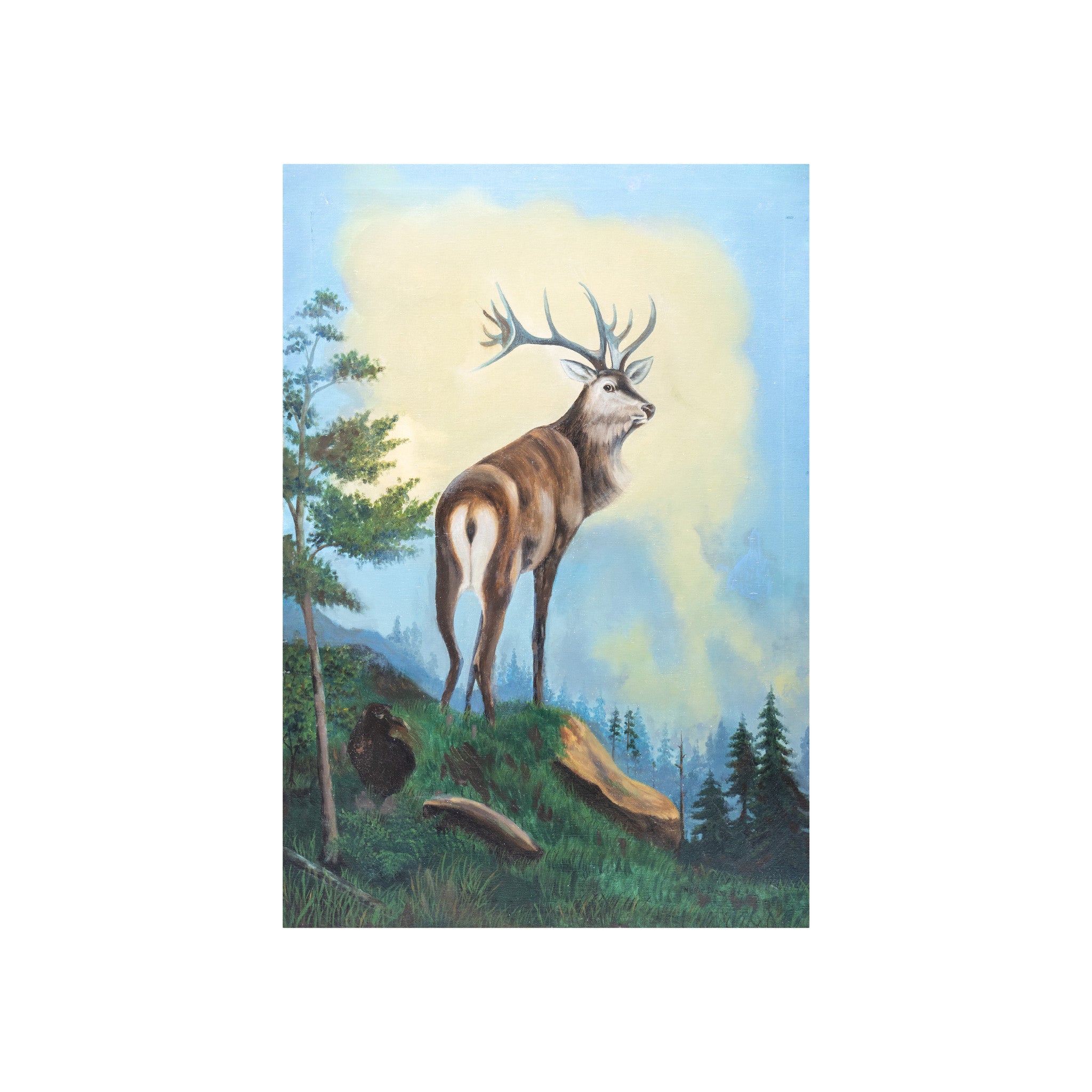 Cabin Art, Fine Art, Painting, Western